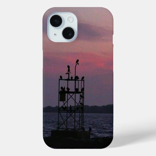 Funda De Case-Mate Para iPhone Aves de una pluma (Reverso )