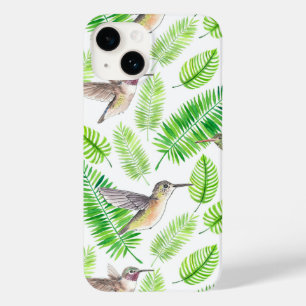 Funda Para iPhone 14 De Case-Mate Aves húmedas y hojas tropicales