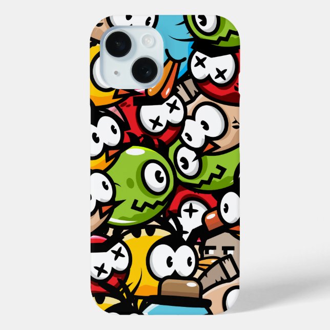 Funda De Case-Mate Para iPhone Aves Personalizados coloridas (Reverso )