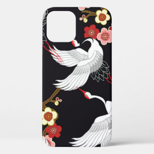 Funda Para iPhone 12 Aves Voladoras: Japonesa de Garra.