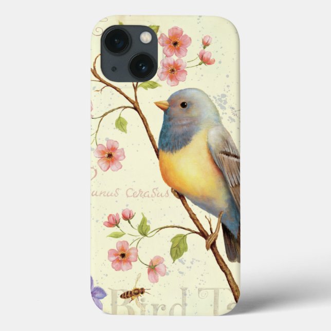 Funda De Case-Mate Para iPhone Aves y abejas (Reverso)