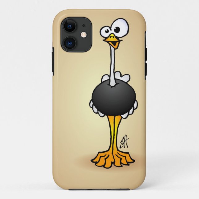 Funda De Case-Mate Para iPhone Avestruz (Reverso)