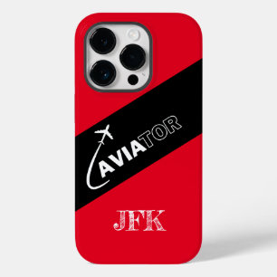 Funda Para iPhone 14 Pro De Case-Mate Aviador personalizado, aviones, moderno, piloto, a