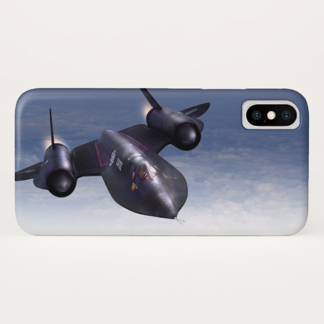 Funda De Case-Mate Para iPhone Aviation Art Device Cass  "SR-71 Blackbird" (Reverso (horizontal))