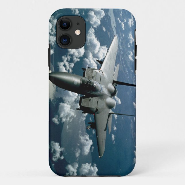 Funda De Case-Mate Para iPhone Avión de combate (Reverso)