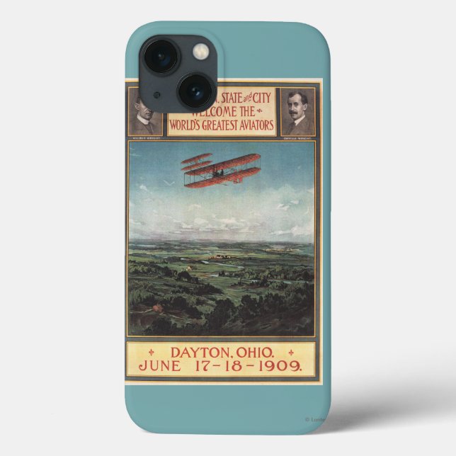 Funda De Case-Mate Para iPhone Avión de los hermanos de Wright (Reverso)