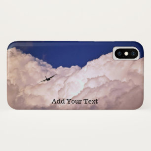 Funda Para iPhone X Avión de transporte militar por Shirley Taylor