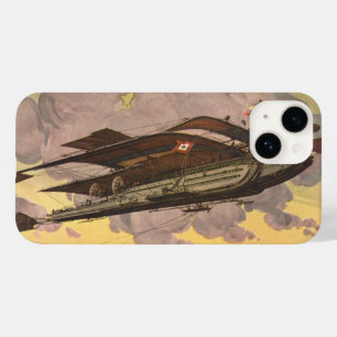 Funda Para iPhone 14 De Case-Mate Avión Hidroavión de Nave de Ciencia Ficción Vintag