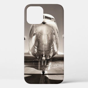Funda Para iPhone 12 avión vintage en pista