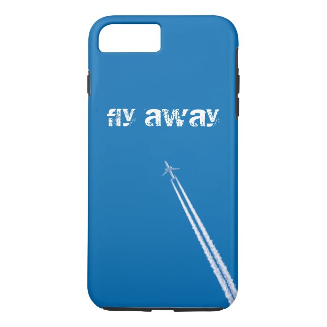 Funda De Case-Mate Para iPhone Avión volador (Reverso)