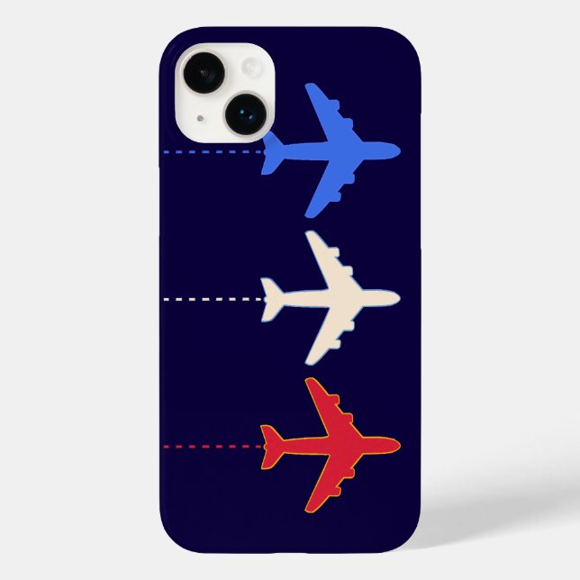 Funda De Case-Mate Para iPhone aviones de compañías aéreas (Reverso )