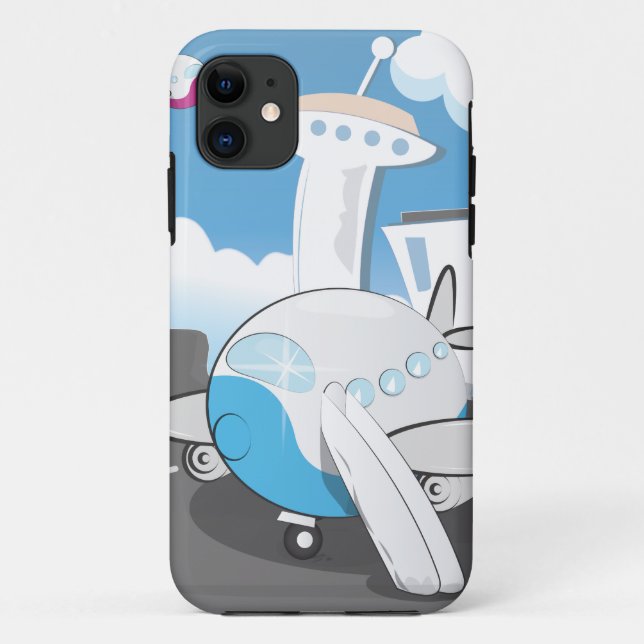 Funda De Case-Mate Para iPhone Aviones de juguete (Reverso)