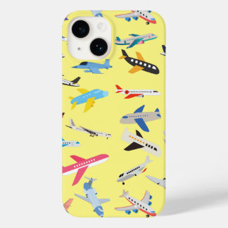 Funda Para iPhone 14 De Case-Mate Aviones en amarillo
