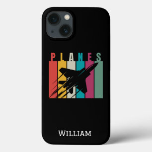 Funda Para iPhone 13 Aviones, tipografía, aviación, Minimalista, person