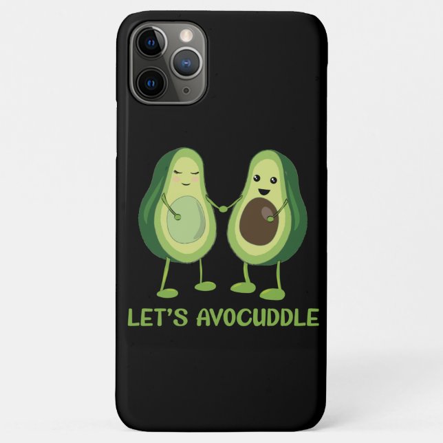 Funda De Case-Mate Para iPhone Avocuddle - Funny Aguacate Pun (Reverso)