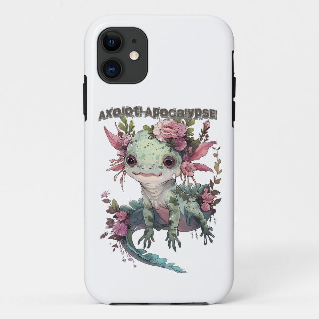 Funda De Case-Mate Para iPhone ¡Axolotl Apocalipsis! Halloween (Reverso)