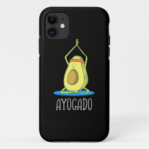 Funda Para iPhone 11 Ayogado Aguacate Yoga Lover