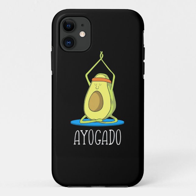 Funda De Case-Mate Para iPhone Ayogado Aguacate Yoga Lover (Reverso)