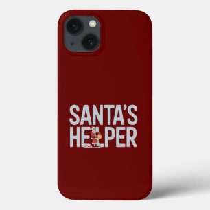Funda Para iPhone 13 Ayudante de Santa Navidad