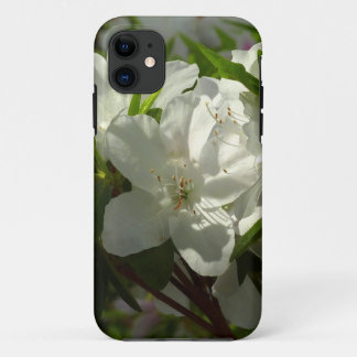 Funda Para iPhone 11 Azaleas blancas iluminadas por el sol Hermosas flo