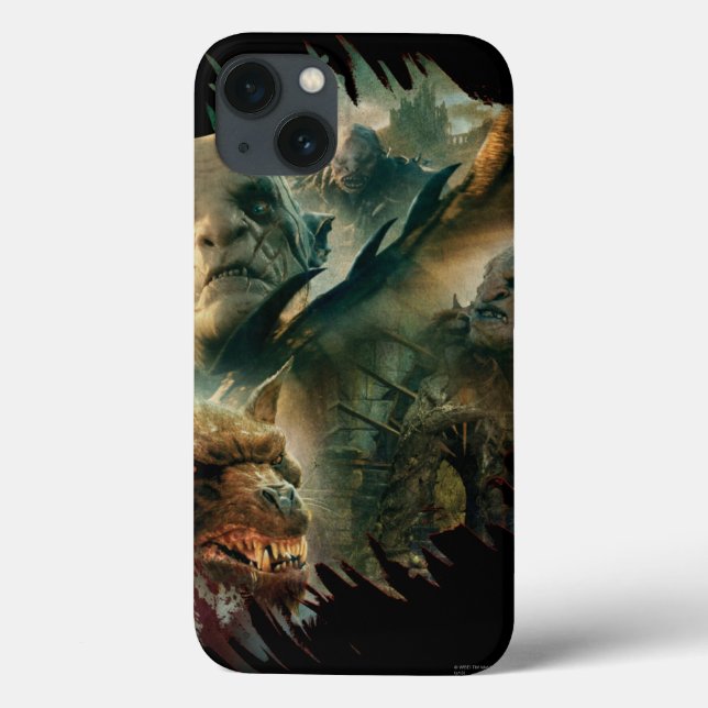 Funda De Case-Mate Para iPhone Azog, Narzug y Bolg Graphic (Reverso)