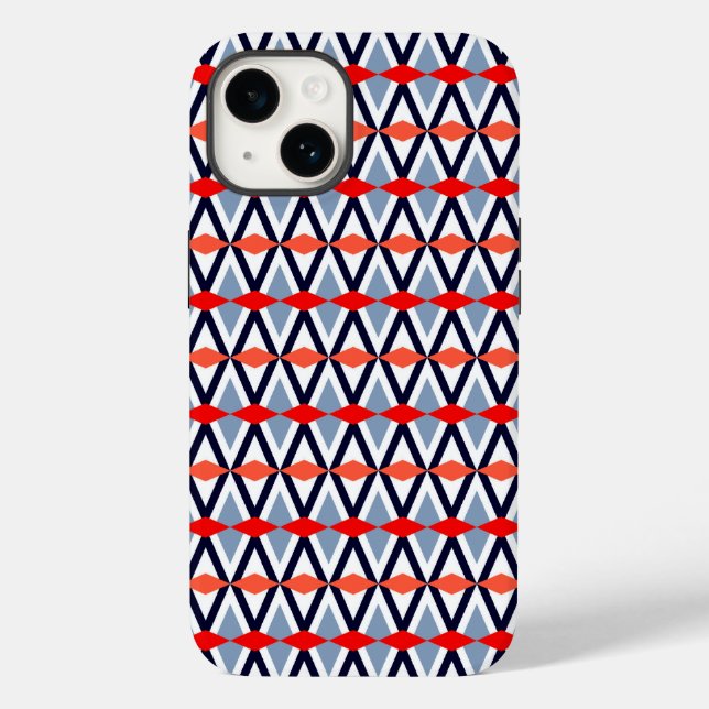 Funda De Case-Mate Para iPhone Aztec Chevron #10 en VictoriaShaylee (Reverso )