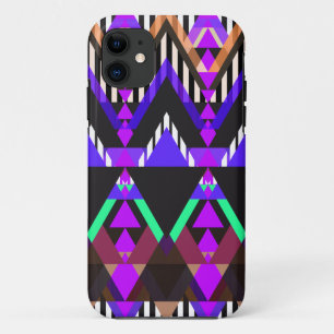 Funda Para iPhone 11 Azteca púrpura del estallido