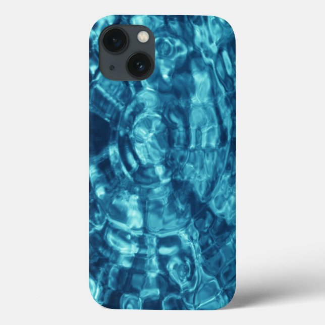 Funda De Case-Mate Para iPhone Azul Abstracto (Reverso)