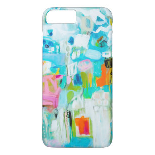 Funda Para iPhone 8 Plus/7 Plus Azul abstracto