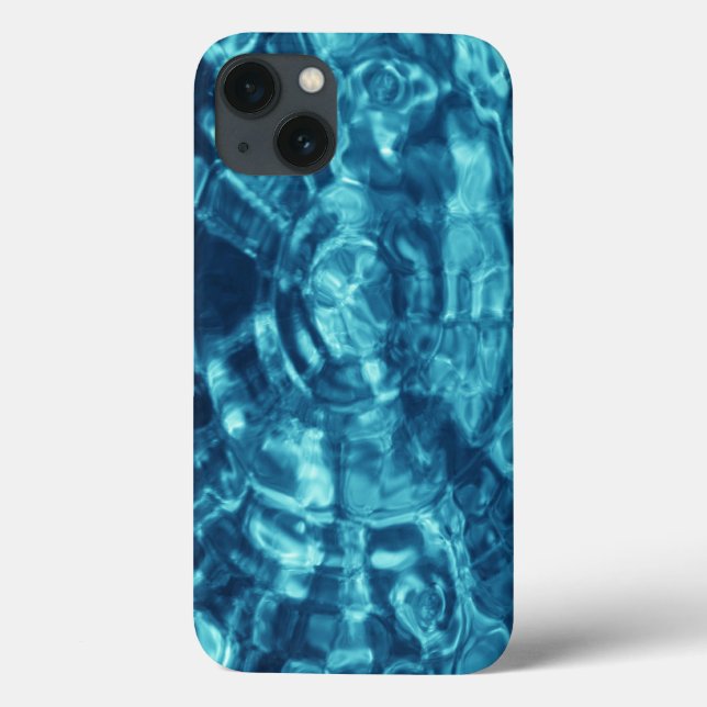 Funda De Case-Mate Para iPhone Azul Abstracto (Reverso)