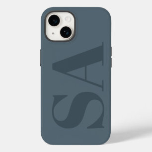 Funda Para iPhone 14 De Case-Mate Azul Acuarela Minimalista Contemporáneo Polvorient