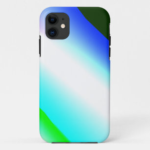 Funda Para iPhone 11 Azul arcoiris de textura abstracta patrón arte t