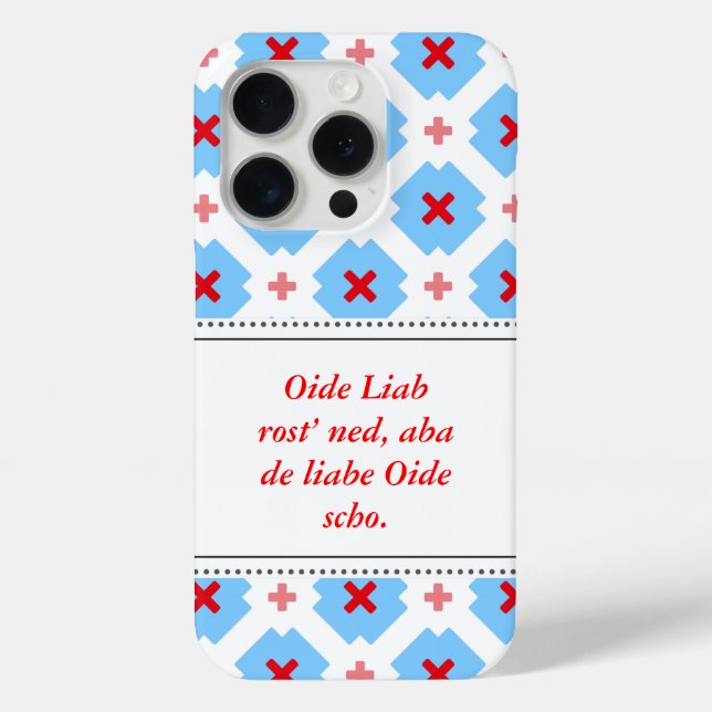 Funda De Case-Mate Para iPhone Azul blanco rojo (Reverso )