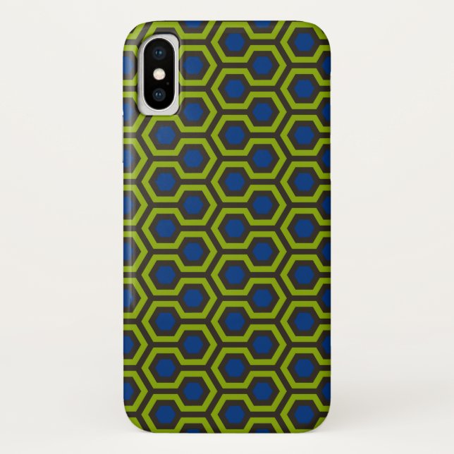 Funda De Case-Mate Para iPhone Azul brillante (Reverso)