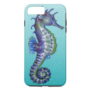 Funda Para iPhone 8 Plus/7 Plus Azul caballito de mar