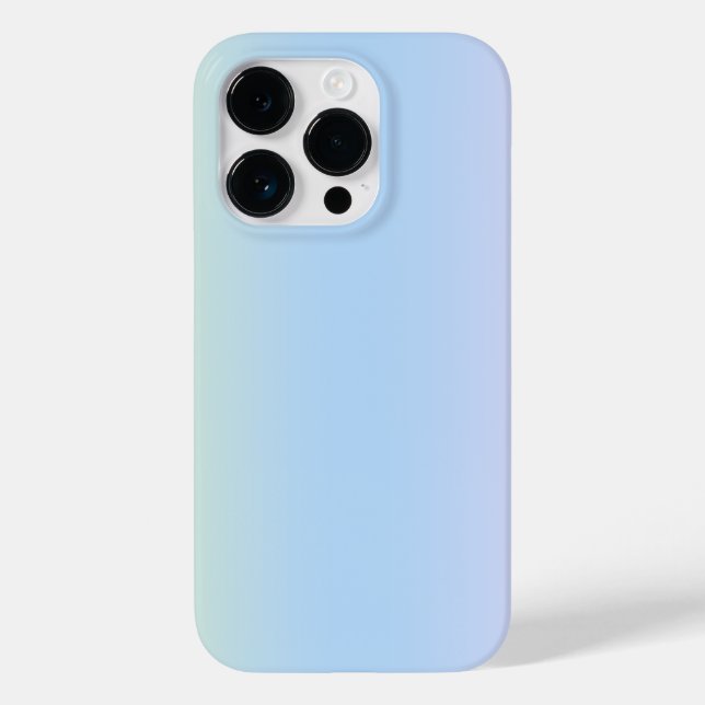 Funda De Case-Mate Para iPhone Azul claro contemporáneo (Reverso )