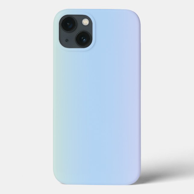 Funda De Case-Mate Para iPhone Azul claro contemporáneo (Reverso)
