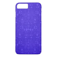 Azul Cobalto Vibrante Patrón Fancy Damask