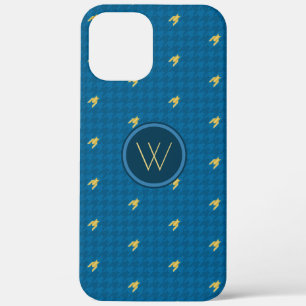 title_seo2 Azul con acento dorado Funda-Funda de mate