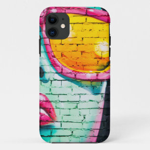 Funda Para iPhone 11 azul con cara llena de corazón