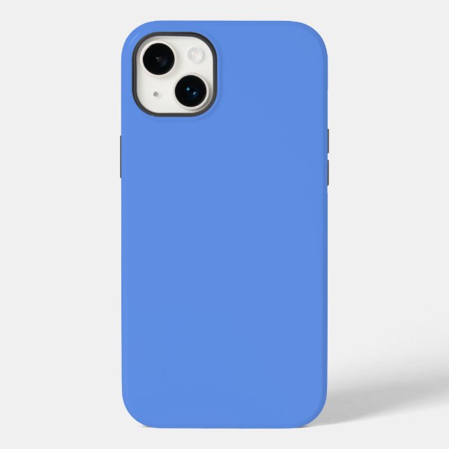 Funda De Case-Mate Para iPhone Azul de aciano (Reverso )
