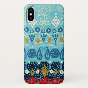 Funda Para iPhone X azul de bloqueo de loto