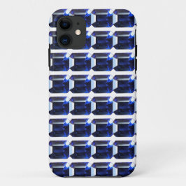 Funda Para iPhone 11 Azul de zafiro rectangular