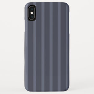 Funda Para iPhone XS Max Azul Gris Rayado Moderno
