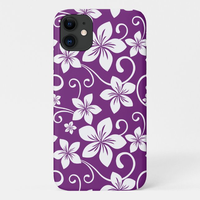 FUNDA DE Case-Mate PARA iPhone AZUL HAWAII (PLUM) (Reverso)
