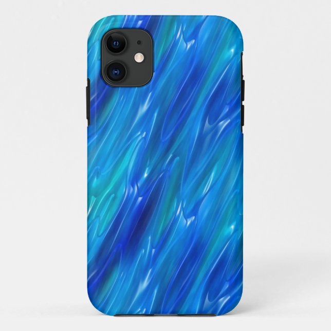 Funda De Case-Mate Para iPhone Azul líquido (Reverso)