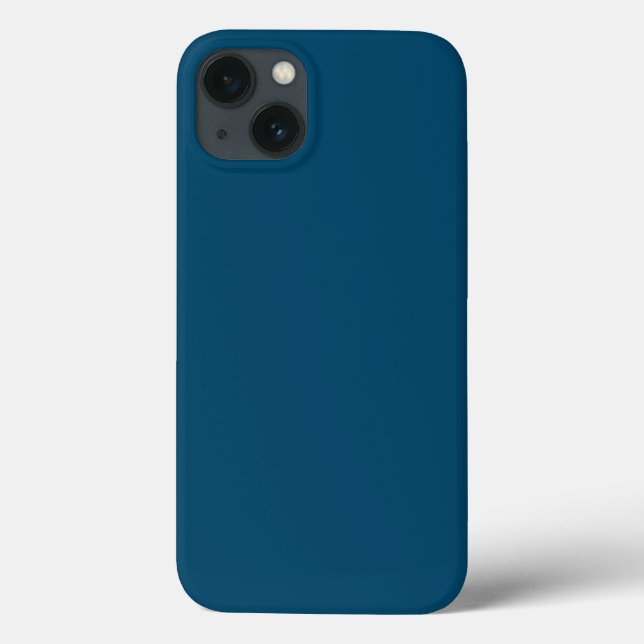 Funda De Case-Mate Para iPhone Azul marino profundo sólido (Reverso)
