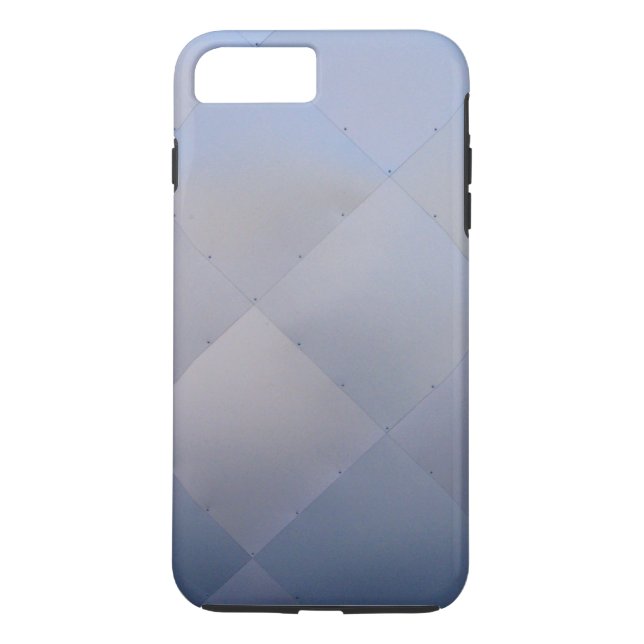 Funda De Case-Mate Para iPhone Azul Metalizado brillante y moderno (Reverso)