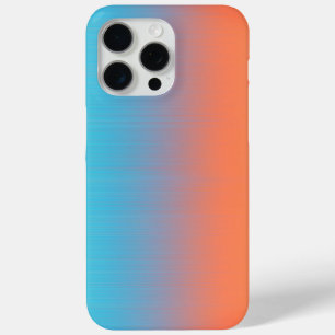 Funda Para iPhone 15 Pro Max Azul Naranja Tonado suave