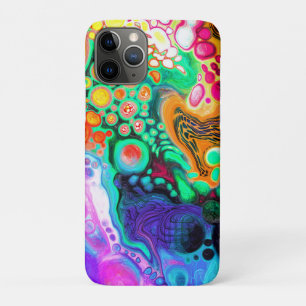 Funda Para iPhone 11 Pro Azul, negro, púrpura, amarillo colorido